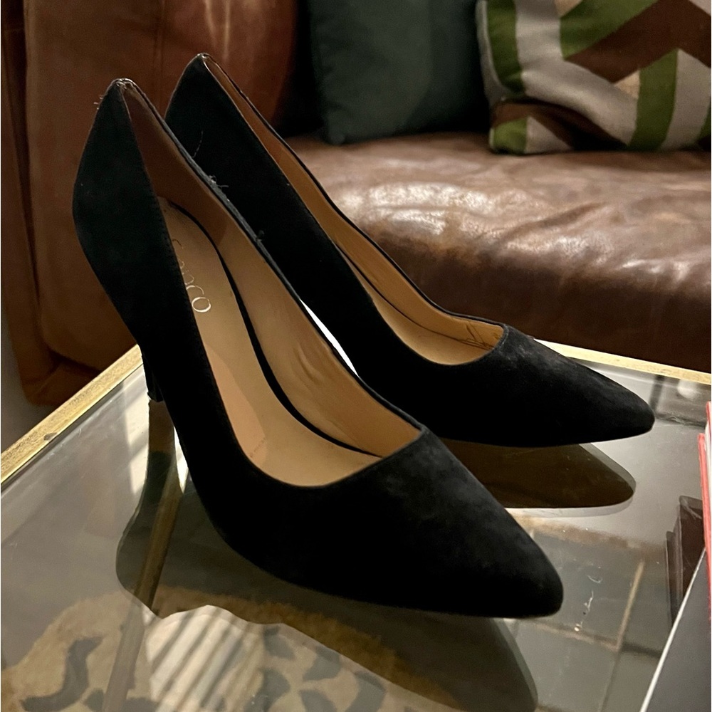New Franco Sarto Suede Pumps